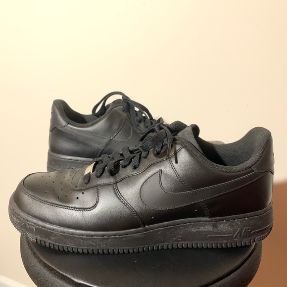Nike Other - NIKE Air Force 1 ‘82’s Low Black Sneakers